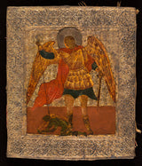 ecole-moscovite-1600-st-michael-winquishing-satan-art-print-fine-art-reproduction-wall-art