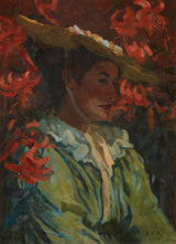dorothy-kate-richmond-1900-lady-of-the-lillies-konsttryck-fin-konst-reproduktion-väggkonst-id-aoui49j1o