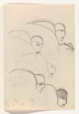 Лео-Гестел-1891-Скица-листа-студије-за-загрљај-пољубац-уметност-принт-ликовна-репродукција-зид-уметност-ид-аоукрлу0г