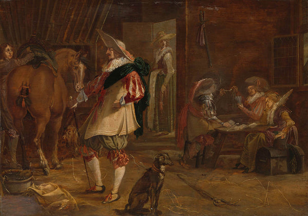 f-jansen-1635-a-guard-house-art-print-fine-art-reproduction-wall-art-id-aov395mp8