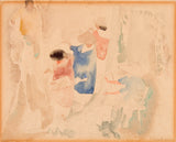 查尔斯·德穆斯（Charles Demuth）1916年的画家素描艺术印刷精美的艺术复制品墙壁艺术ID aow4yof4t