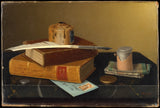 威廉·迈克尔·哈内特（1877），银行家表艺术印刷精美的艺术复制品墙壁艺术ID aoxg1r9j1