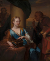 godefridus-schalcken-1690-a-neužitočná-morálna-lekcia-umelecká tlač-výtvarná-umelecká reprodukcia-nástenné-umenie-id-aoybjbtwu