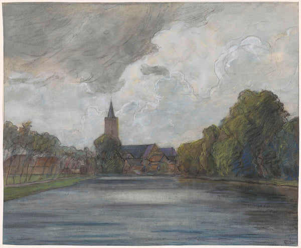 frans-smissaert-1872-loenen-aan-de-vecht-view-over-water-art-print-fine-art-reproduction-wall-art-id-aozf5w73e