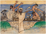 jan-toorop-1912-den-mirakulösa-fångst-av-fisk-konst-tryck-finkonst-reproduktion-vägg-konst-id-ap04ly3do