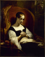 ary-scheffer-1831玛格丽特在轮子上的艺术打印精美的艺术复制品墙上的艺术