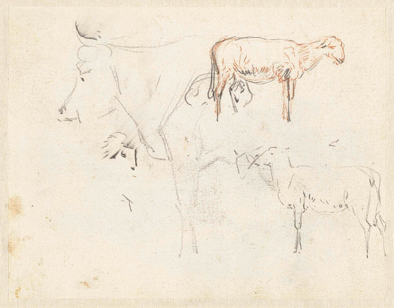 pieter-gerardus-van-os-1786-sketches-of-a-cow-and-sheep-art-print-fine-art-reproduction-wall-art-id-ap2cwwo3q