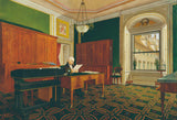 約翰·史蒂芬·德克爾-1821-皇帝-弗朗茨-ii-i-在他的研究藝術印刷精美藝術複製品牆藝術 id-ap2wb8j2r