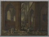 peeter-neeffs-de-oudere-17e-eeuws-kerkinterieur-kunstprint-beeldende-kunst-reproductie-muurkunst-id-ap2yiip38