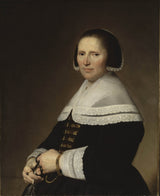 johannes-cornelisz-verspronck-1648-portret-kobiety-reprodukcja-sztuki artystycznej-reprodukcja-sztuki-ściennej-id-ap3m3mvh8