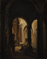 francesco-diofebi-1838-angrende-i-en-romersk-kirke-kunsttrykk-fin-kunst-reproduksjon-veggkunst-id-ap4j6phn7