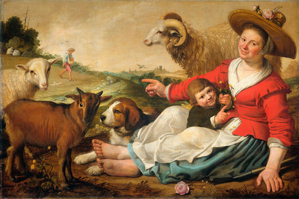 jacob-gerritsz-cuyp-1628-the-shepherdess-art-print-fine-art-reproduction-wall-art-id-ap5evbv34