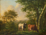阿道夫·卡雷爾·馬克西米利亞恩·恩格爾-1827-景觀與奶牛藝術印刷精美藝術複製品牆藝術 id-ap6qhnrep