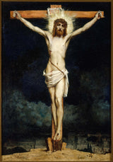 jules-elie-delaunay-1881-christ-on-the-cross-art-print-fine-art-reproduction-wall-art