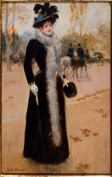 Јеан-Берауд-1890-Парис-ин-тхе-боис-арт-принт-фине-арт-репродукција-зидна-уметност