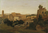 gustaf-wilhelm-palm-1846-uitzicht-op-rome-met-het-colosseum-studie-kunst-print-fine-art-reproductie-muurkunst-id-ap94ndpkb