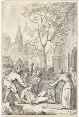 雅各布斯购买了1785年对治安总督哈特·鹿特丹的虐待，艺术印刷精美的艺术复制品，墙上的艺术，id-ap993xtau