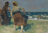 弗里德里希·克萊因·謝瓦利埃-1908-風暴藝術印刷精美藝術複製品牆藝術 id-ap9j3aquy