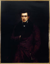 henry-scheffer-1833-portrett-av-armand-karrel-1800-1836-journalist-kunst-trykk-kunst-reproduksjon-vegg-kunst