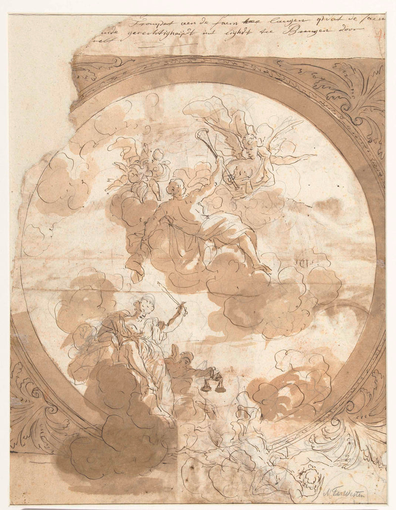 mattheus-terwesten-1680-design-for-a-ceiling-with-an-allegorical-art-print-fine-art-reproduction-wall-art-id-ap9r2oe03