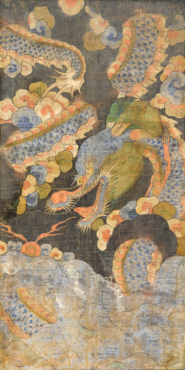anonymous-1700-dragon-in-clouds-art-print-fine-art-reproduction-wall-art-id-apbo4l58o