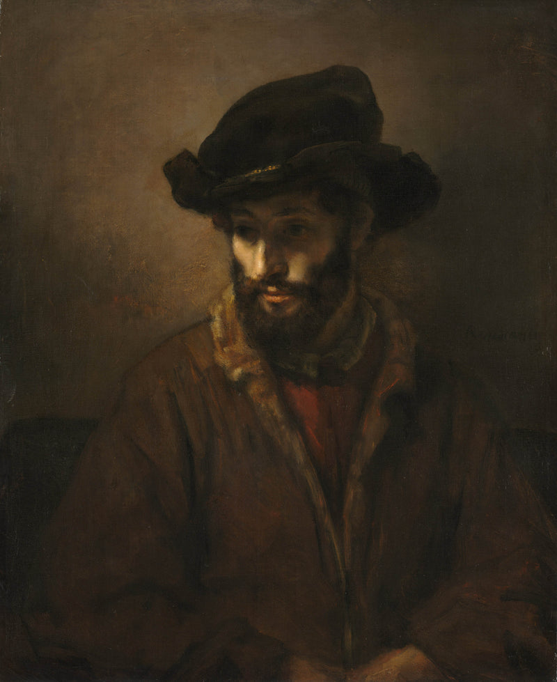 studio-of-rembrandt-1660-a-bearded-man-wearing-a-hat-art-print-fine-art-reproduction-wall-art-id-apc6sc4mw