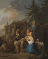 ჟან-ბაპტისტ-ლე-პრინს-ოუ-ლეპრინს-1764-ბალალაიკა-ხელოვნების-დამკვრელი-სახვითი ხელოვნების რეპროდუქცია
