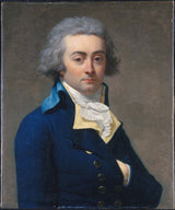 jean-louis-laneuville-1793-porträtt-de-marie-jean-herault-fokuserade-elles-1759-1794-konst-tryck-fin-konst-reproduktion-väggkonst