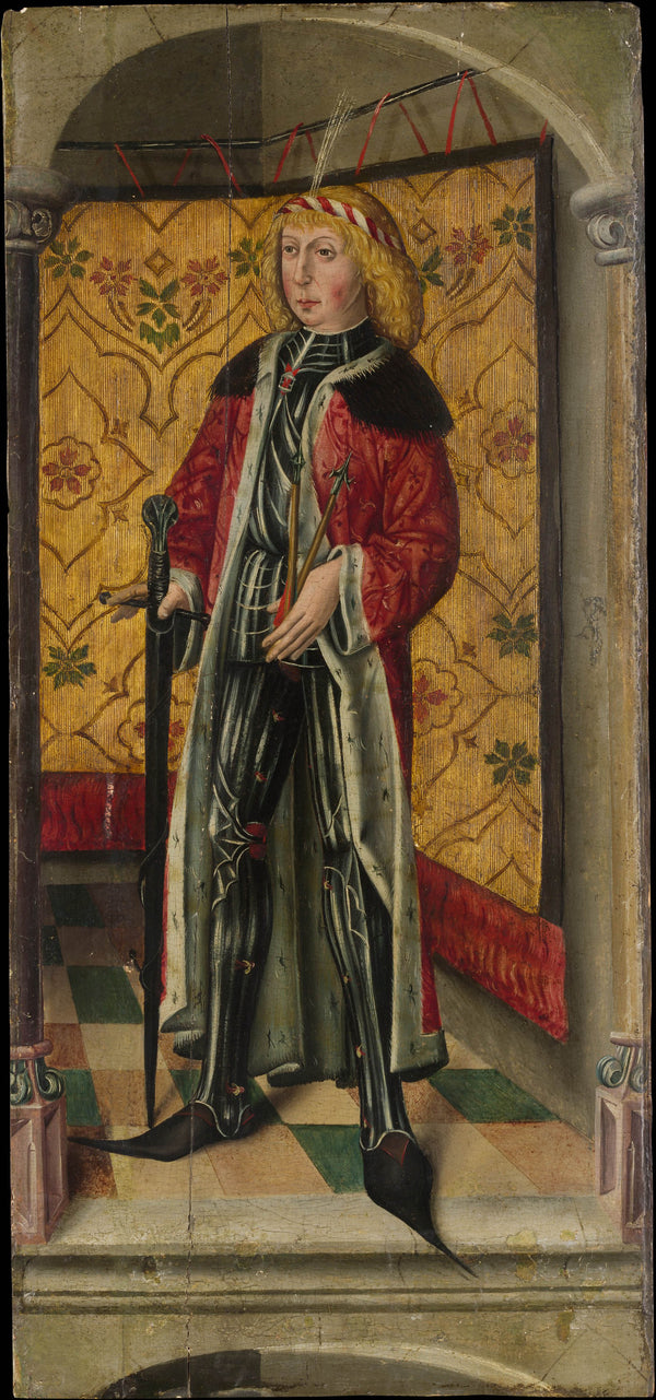 unknown-1480-saint-george-and-saint-sebastian-art-print-fine-art-reproduction-wall-art-id-apcdi2re6