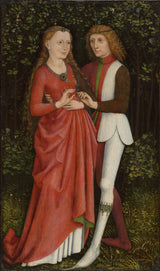 onbekend-1470-een-bruidspaar-kunstprint-fine-art-reproductie-muurkunst-id-apcsgghww