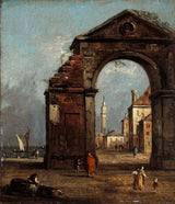 francesco-guardi-caprice-with-triunfal-arch-ruined-and-the-lagoon-edge-landscape-art-print-fine-art-playback-wall-art