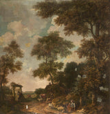 onbekend-1776-behang-sels-kinderring-van-een-nederlands-landschap-met-kunstprint-fine-art-reproductie-wall-art-id-apdqzv3cz