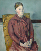 Paul-Cezanne-1893-Madame-Cezanne-in-a-Yellow-Chair-Art-Print-Fine-Art-Reproduktion-Wandkunst-id-ape8jofii