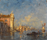 фелик-зием-1870-Венеција-црква-оф-тхе-гесуати-арт-принт-фине-арт-репродукција-зидна-уметност