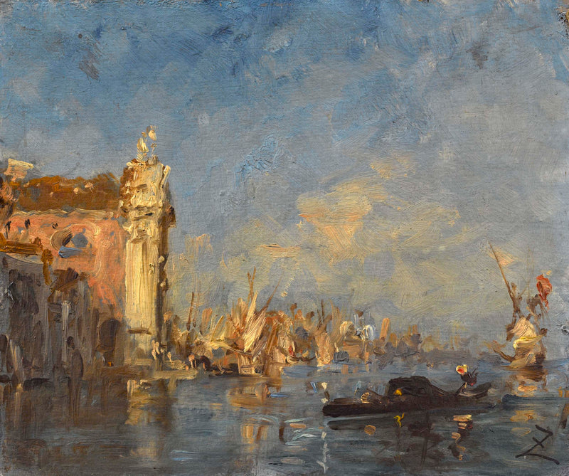 felix-ziem-1870-venice-the-church-of-the-gesuati-art-print-fine-art-reproduction-wall-art