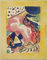Wassily Kandinsky-design-for-the-cover-of-the-almanacder-Blaue Reiter - Art print-fine-art-reprodukčnej-wall-art-id-apgg0ydf9