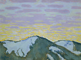 콜로만-모저-1913-눈 덮인 산봉우리-황혼-예술-인쇄-미술-복제-벽-예술-id-apjpl561e