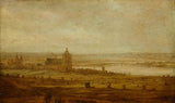 Јан-ван-Гојен-1644-поглед-на-Арнхем-уметност-штампа-ликовна-репродукција-зид-уметност-ид-апкјцвјлв