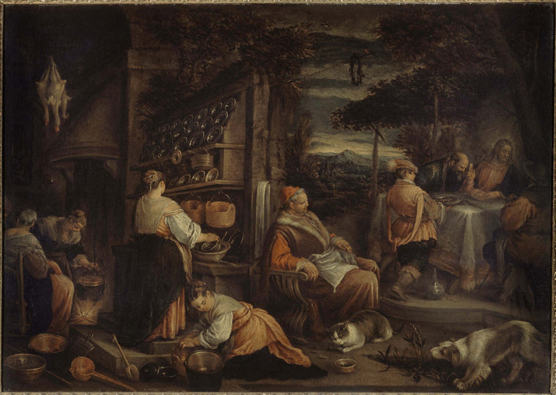 bassano-atelier-de-1600-the-pilgrims-of-emmaus-art-print-fine-art-reproduction-wall-art