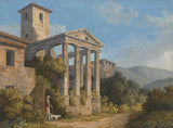 雅各布·菲利普·哈克特（Jaacob-Philipp-hackert）1783年，科里尔的大力士神庙在韦莱特里附近的艺术打印精美艺术复制品墙上的艺术id-aplk80tpg