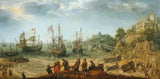 adam-willaerts-1621-statki-z-skalistego-wybrzeża-druk-sztuka-reprodukcja-dzieł sztuki-ścienna-id-apm5kklld