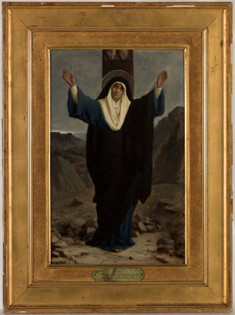 pierre-fritel-1878-sketch-for-the-church-bagnolet-mater-dolorosa-art-print-fine-art-reproduction-wall-art