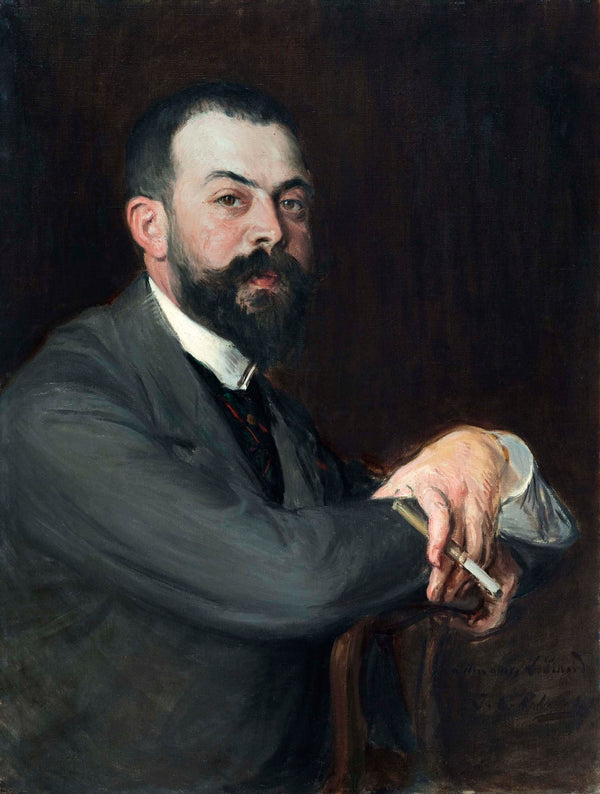 jacques-emile-blanche-1895-portrait-of-sir-leon-pissard-young-art-print-fine-art-reproduction-wall-art