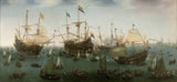 hendrik-cornelisz-vroom-1599-the-trở lại amsterdam-of-the-thứ hai-chuyến thám hiểm-đến-nghệ thuật-in-mỹ-nghệ thuật-sản xuất-tường-nghệ thuật-id-apn1ukm6r