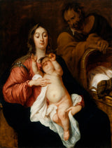 anoniem-1640-de-heilige-familie-kunstprint-kunst-reproductie-muurkunst-id-apnwsoeqz