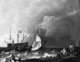 ludolf-bakhuysen-1692-կոշտ ծովի-արվեստ-տպագիր-նուրբ-արվեստ-վերարտադրում-պատ-արվեստ-id-apo9r2ym7