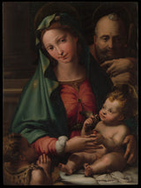 perino-del-vaga-1524-de-heilige-familie-met-het-kind-sint-jan-de-doper-art-print-fine-art-reproductie-wall-art-id-apouuodpw