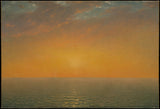 john-frederick-kensett-1872-sončni zahod-na-morju-umetnost-tisk-likovna-reprodukcija-stena-umetnost-id-appxbg53x