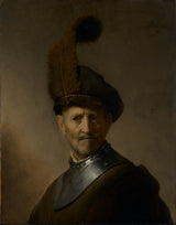 Рембрандт-ван-ријн-1631-старац-човек-у-војничкој-ношњи-уметност-штампа-ликовна-репродукција-зид-уметност-ид-аппкпхр80