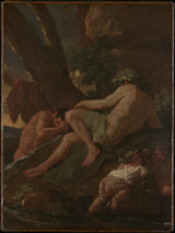 尼古拉斯·普桑-1627-邁達斯在帕克托魯斯藝術印刷品的源頭清洗美術複製品牆藝術 id-apqt7i9k5